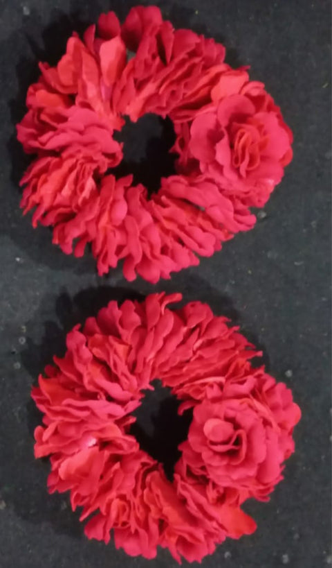 Velvet Artificial Gajra Set (2 pcs)