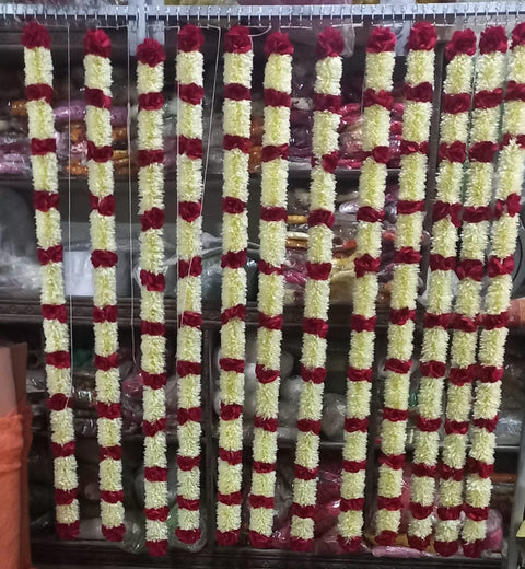 Floral Lari – 5 Feet Length Beautiful Artificial Flower Strings for Décor & Wear