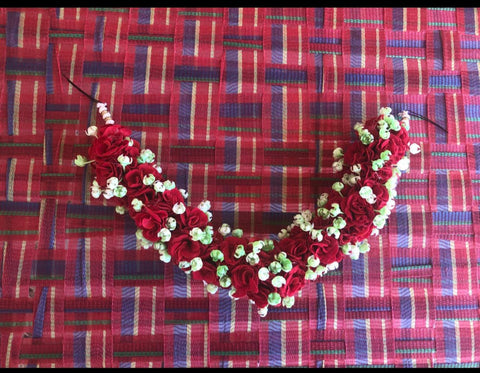 Premium Velvet Hair Gajra with imported plastic finish