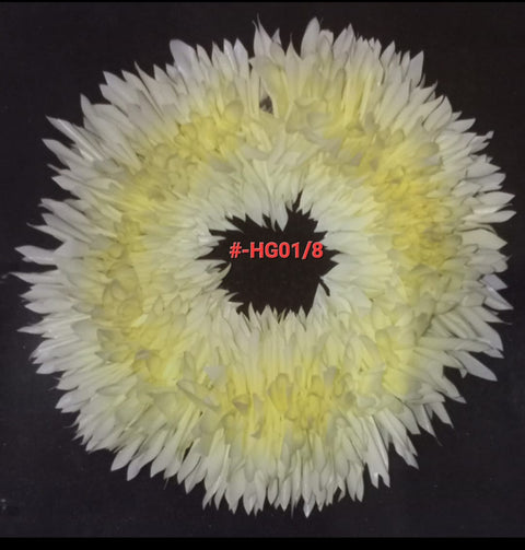(12pcs) Artificial Flowers Hand Gajra use for wedding and multifunction #-HG01/8