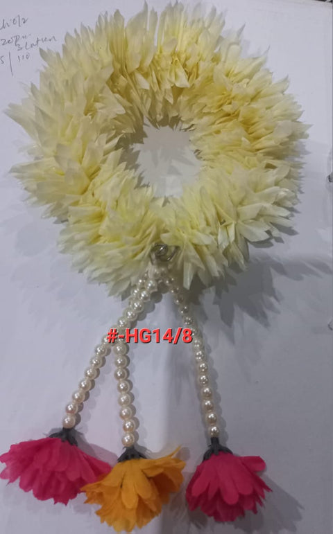 Artificial flowers Hand Gajra for wedding and multi-functions (2pcs) #HG-14/8
