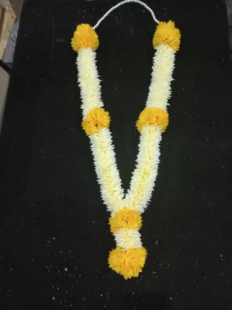 Artificial Flowers Garlands Mala - (1pcs) for wedding & Multi fuctions #007