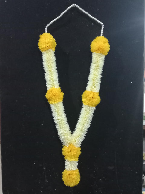 Artificial Flowers Garlands Mala - (1pcs) for wedding & Multi fuctions #007