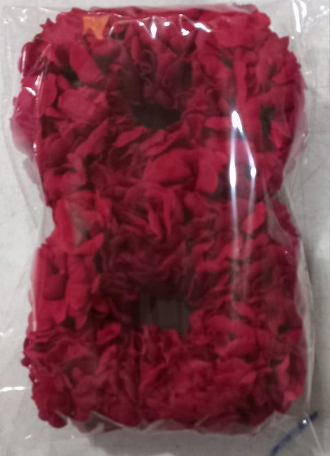 Artificial flower Hand Gajra Made With velvet Fabric (2pcs)