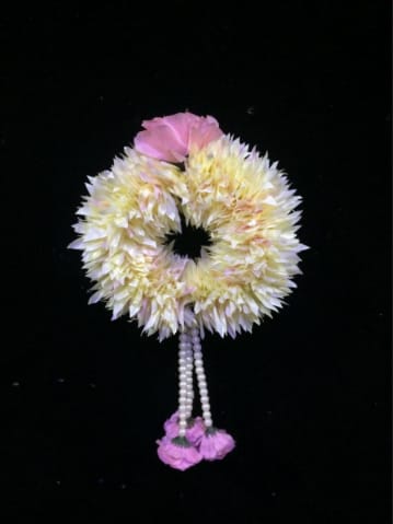 Artificial Flowers Hand Gajra with 3 latkon(2pcs) #-HG21/8