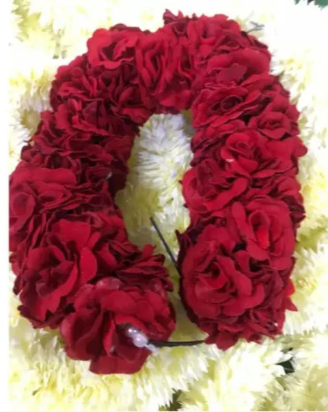 Royal Velvet Hair Gajra – Elegant Floral Charm for Every Occasion