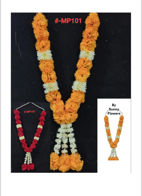 Mala with Elegant Design – Fusion Velvet & Polyester #-MP101