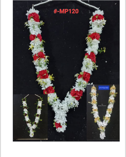 Artificial Flowers Stylist Garland Mala - (1 pcs)for wedding and multifunctions # MP120