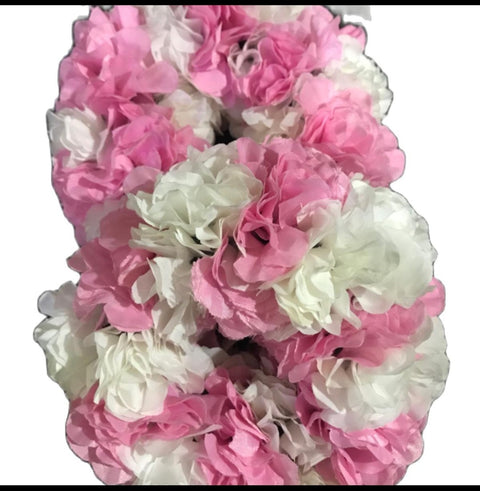 Artificial Flowers Hand Gajra Made with polyester fabric (2pcs)